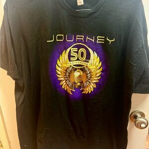 Journey 50th Anniversary Black T-Shirt